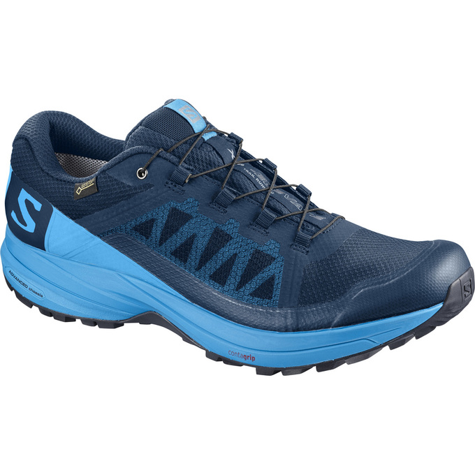 Zapatillas Trail Running Salomon Hombre Azul Marino / Azules - Salomon Argentina XA ELEVATE GTX® ,16